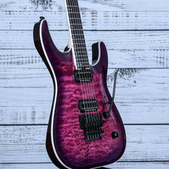 Jackson Pro Plus Series Dinky DKAQ Guitar | Transparent Purple Burst