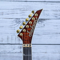 Jackson Pro Plus Series Soloist SLA3Q Guitar | Amber Tiger Eye