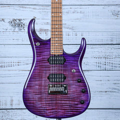 Ernie Ball Music Man JP15 Electric Guitar | Purple Nebula Flame Top
