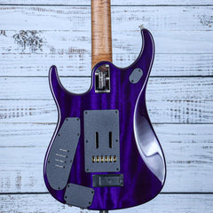 Ernie Ball Music Man JP15 Electric Guitar | Purple Nebula Flame Top