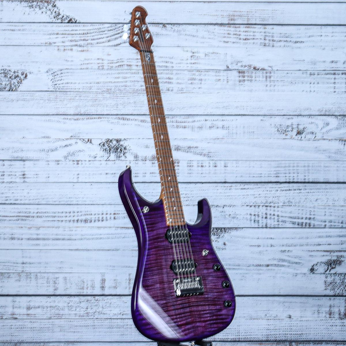 Ernie Ball Music Man JP15 Electric Guitar | Purple Nebula Flame Top