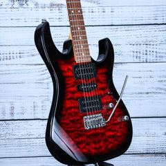Ibanez GRX70QA GIO Series Electric Guitar | Transparent Red Burst