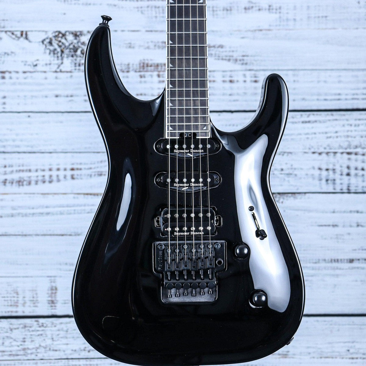 Jackson Pro Plus Series Soloist SLA3 Guitar | Deep Black