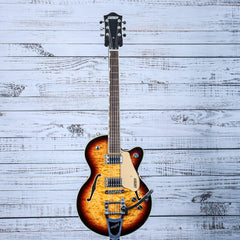 Gretsch Electromatic® Center Block Jr Guitar W/ Bigsby | Sweet Tea | G5655T-QM