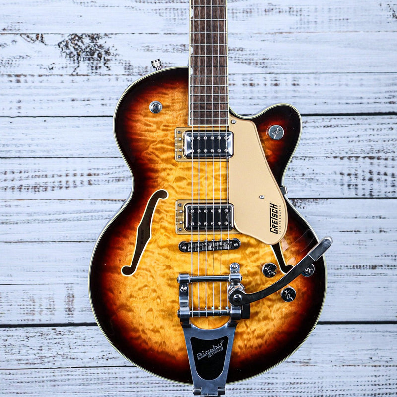 Gretsch Electromatic® Center Block Jr Guitar W/ Bigsby | Sweet Tea | G5655T-QM