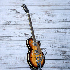 Gretsch Electromatic® Center Block Jr Guitar W/ Bigsby | Sweet Tea | G5655T-QM