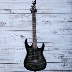 Ibanez GRX70QA GIO Series Electric Guitar | Transparent Black Sunburst
