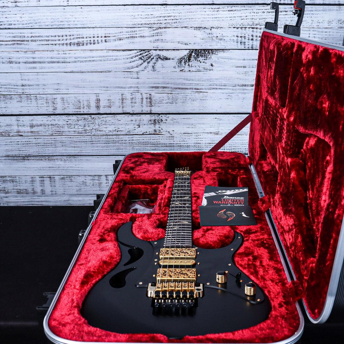 Ibanez PIA3761 Steve Vai Signature Guitar Onyx Black Yandas Music