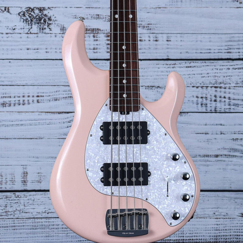 Music Man Stingray 5 Special HH Bass Guitar | Pueblo Pink