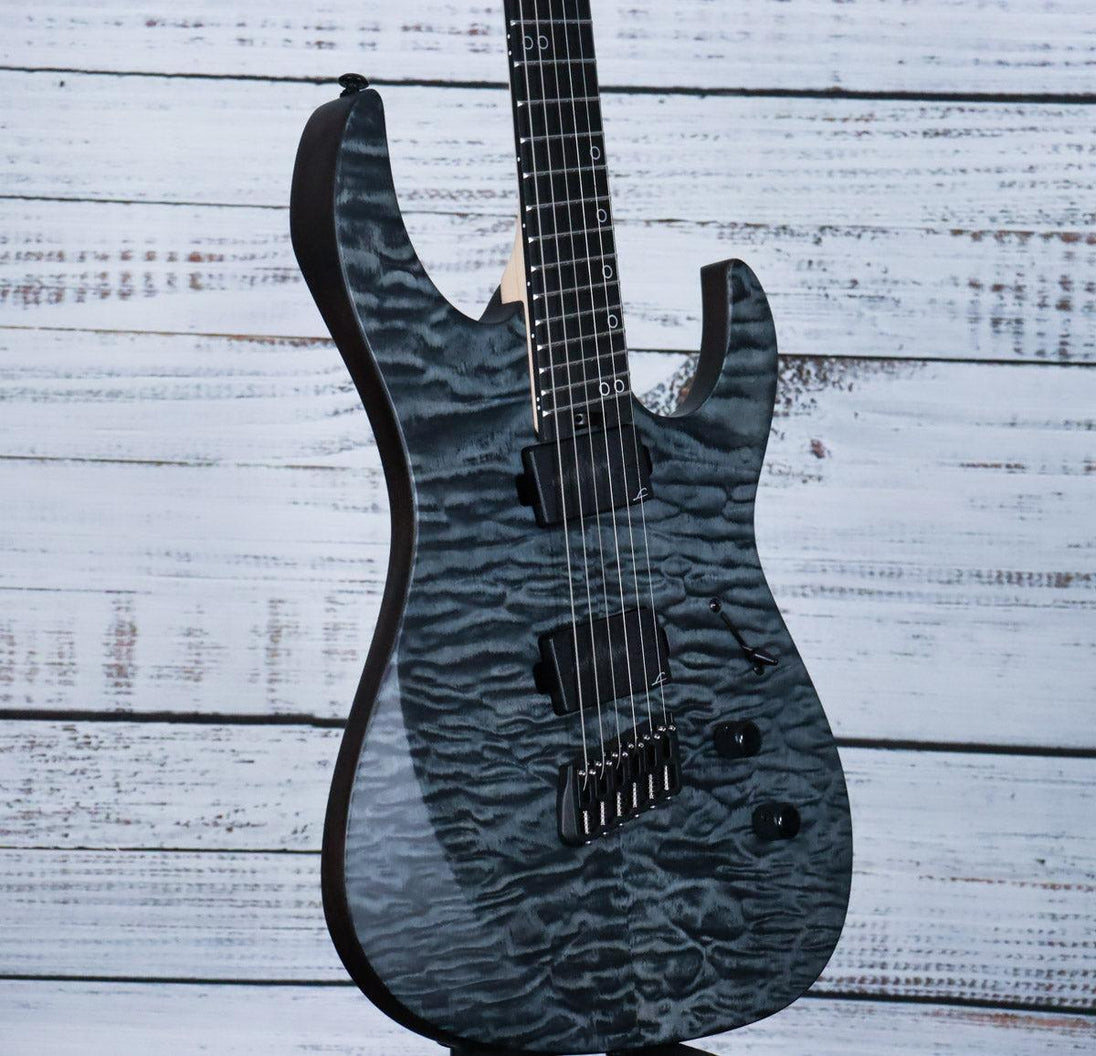 Legator Ninja N6FSS Multiscale Electric Guitar | Satin Black