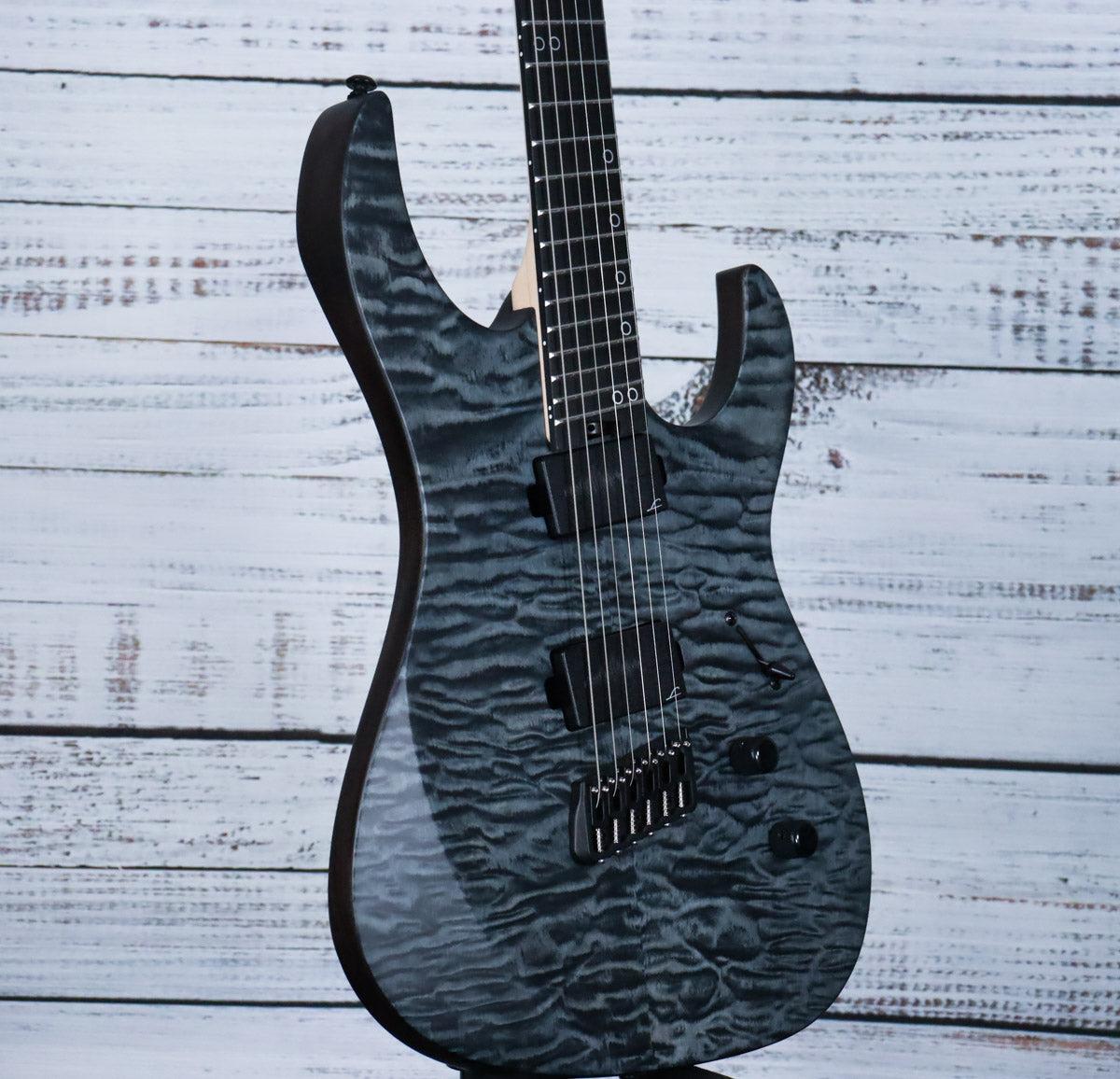 Legator Ninja N6FSS Multiscale Electric Guitar | Satin Black
