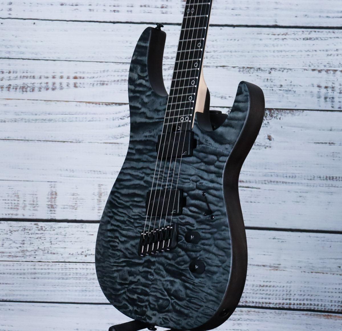 Legator Ninja N6FSS Multiscale Electric Guitar | Satin Black