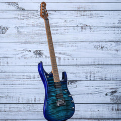Ernie ball Music Man JP15 Electric Guitar | Cerulean Pardise Flame