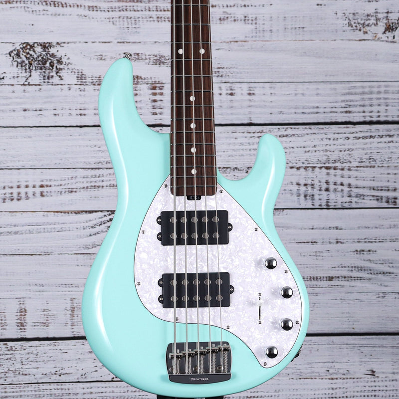 Music Man Stingray 5 Special HH Bass Guitar | Laguna Green