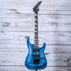 Jackson Dinky Arch Top JS32Q DKA Electric Guitar | Transparent Blue