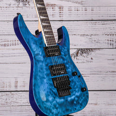 Jackson Dinky Arch Top JS32Q DKA Electric Guitar | Transparent Blue