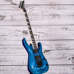 Jackson Dinky Arch Top JS32Q DKA Electric Guitar | Transparent Blue