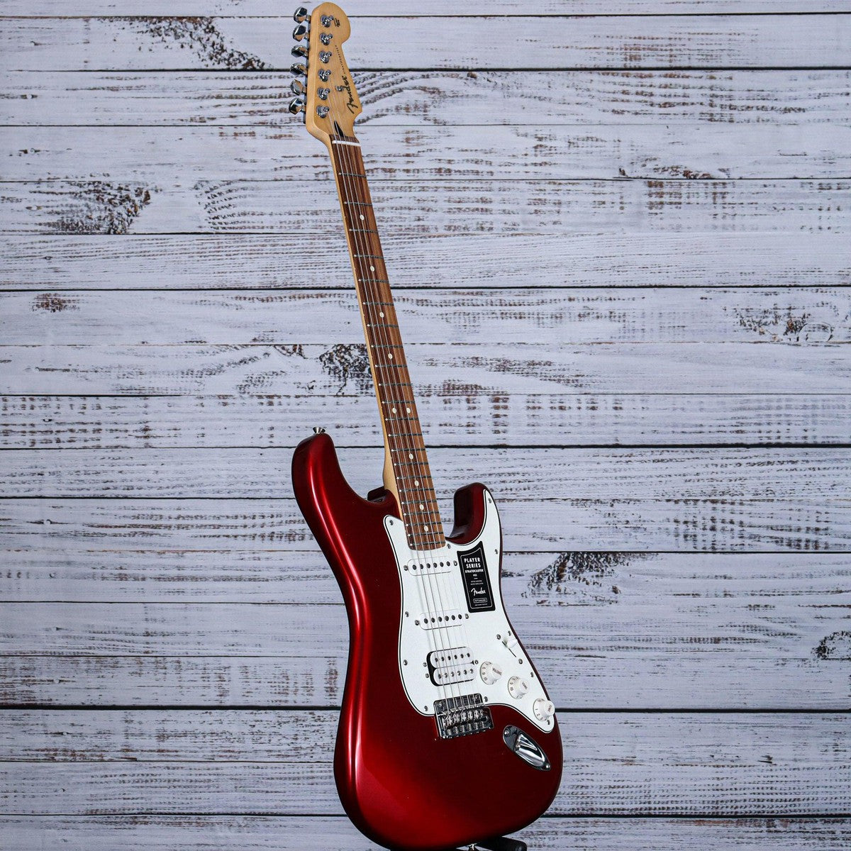 Fender Player Stratocaster Electric Guitar HSS | Candy Apple Red
