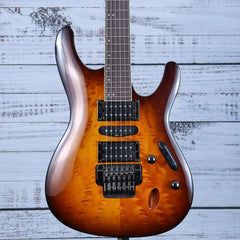 Ibanez S670QM Electric Guitar | Dragone Eye Burst