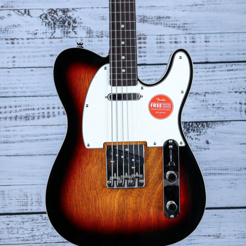 Squier Classic Vibe Baritone Custom Telecaster Guitar | 3-Color Sunburst
