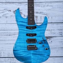 Ibanez MMN1 Martin Miller Signature Electric Guitar | Aqua Blue