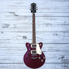 Grestch Streamliner™ Center Block Jr. Double-Cut Guitar | Burnt Orchid | G2655