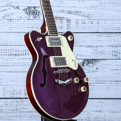 Grestch Streamliner™ Center Block Jr. Double-Cut Guitar | Burnt Orchid | G2655