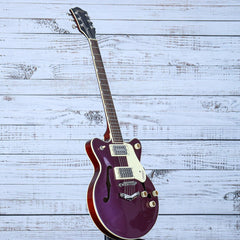 Grestch Streamliner™ Center Block Jr. Double-Cut Guitar | Burnt Orchid | G2655