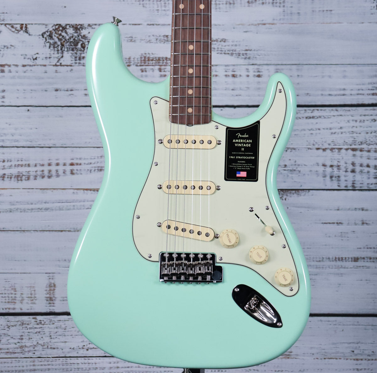 Fender American Vintage II 1961 Stratocaster | Surf Green (FREE SHIPPI