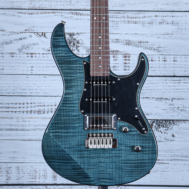 Yamaha LIMITED EDITION Double-cutaway with flame maple top | Indigo Blue