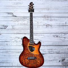 Ibanez TCM50 Talman Acoustic Electric Guitar | Vintage Brown Sunburst
