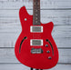 Reverend Kingbolt Air HH Semi-Hollow Electric Guitar | Metallic Cherry
