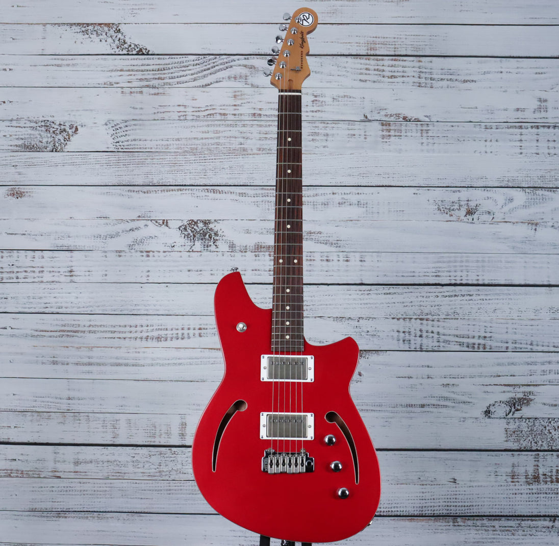 Reverend Kingbolt Air HH Semi-Hollow Electric Guitar | Metallic Cherry