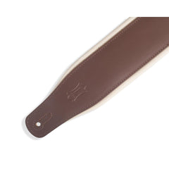 Levys Favorite Padded Leather Strap | Two-Tone Brown and Cream