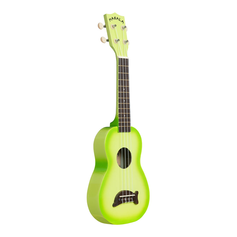 Kala Soprano Ukulele | Green Apple Burst Dolphin