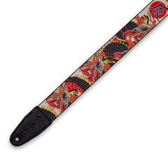 Levys Polyester Guitar Strap | Japanese Traditional Dragon
