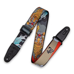 Levys Polyester Guitar Strap | Japanese Traditional Tiger