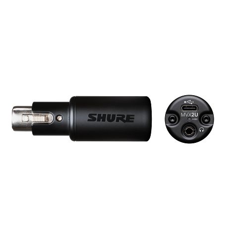 Shure Motive MVX2U XLR to USB Adapter Recording Interface