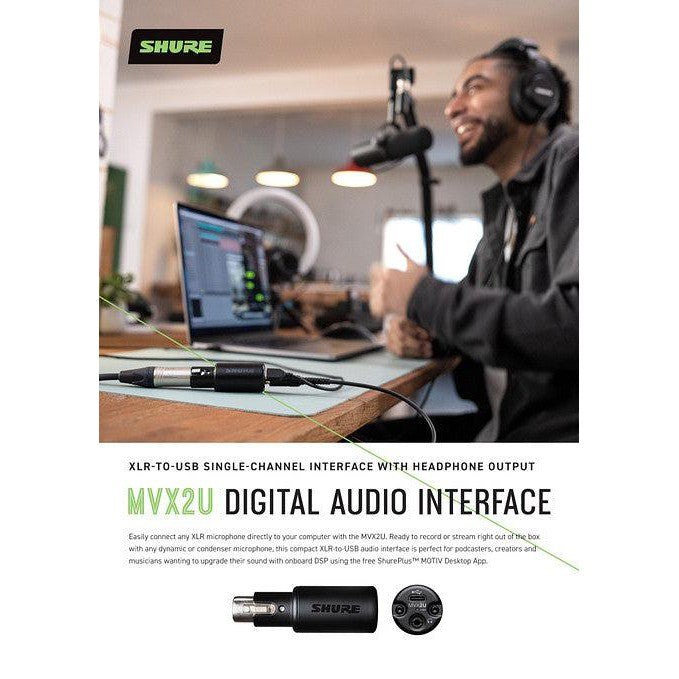 MVX2U - Digital Audio Interface - Shure USA