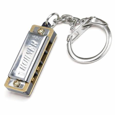 Hohner Miniature Harmonica Keychain