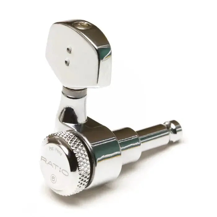 Graph Tech 3+3 Ratio Electric Locking Machine Heads | Chrome | Yandas