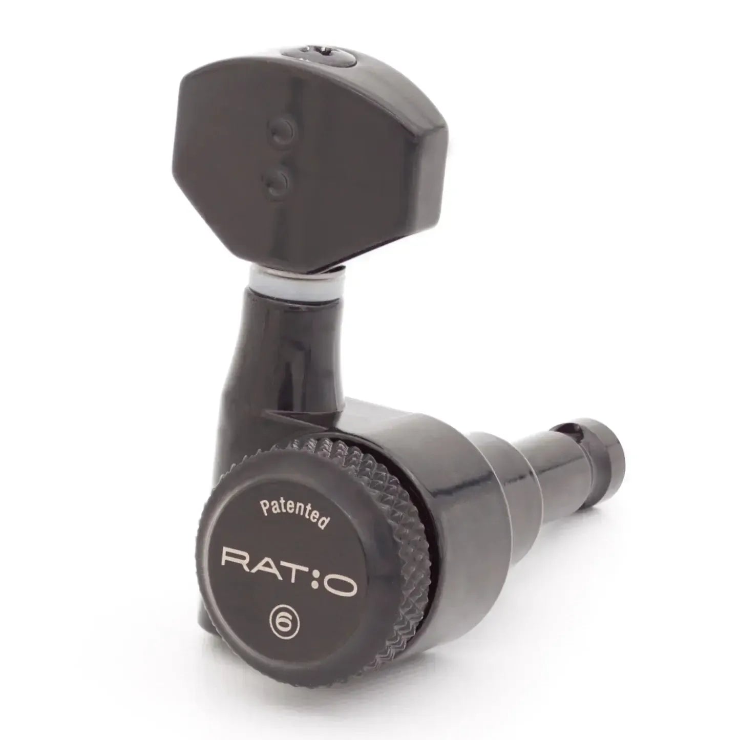 Graph Tech 6-in-line Staggered Locking Machine Heads | Black | Yandas