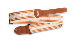 Taylor 2" Academy Jacquard Leather Guard | White and Brown