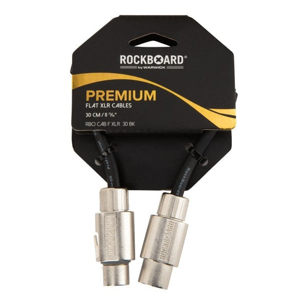 RockBoard Flat XLR Cable | 30cm/11 13/16"