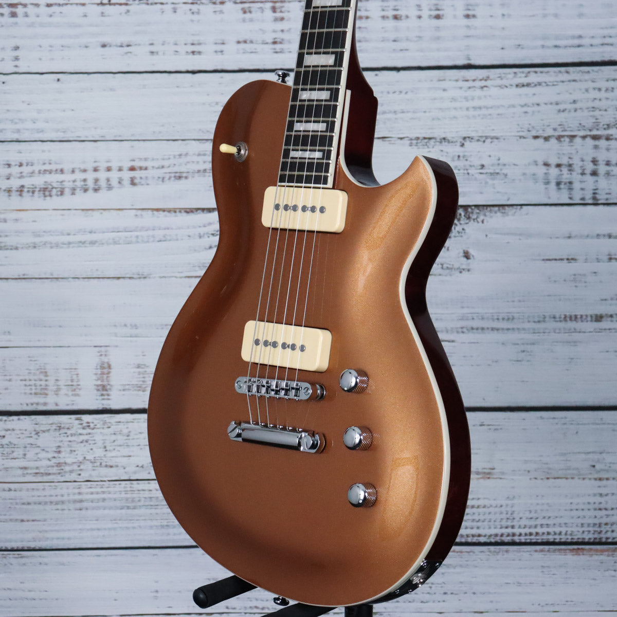 Reverend Roundhouse 290 Electric Guitar | Metallic Bronze