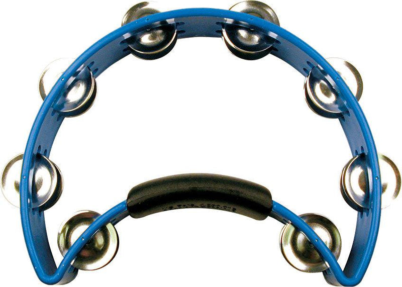 Rhythm Tech Standard Tambourine | Nickel Jingles | Blue