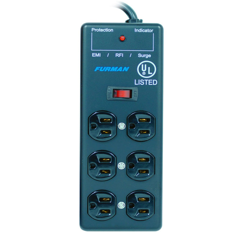 Furman SS-6 AC Surge Strip | 6 Outlet