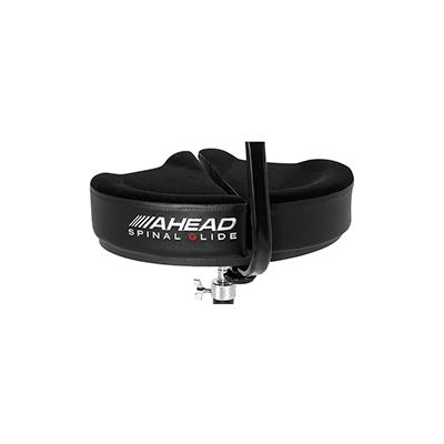 Ahead Spinal-G 3-legged Drum Throne with BACK REST | Black