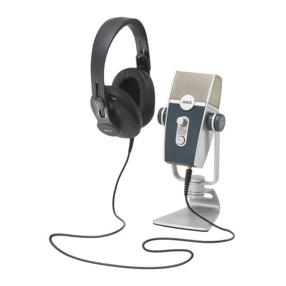 AKG Podcaster Essentials | Lyra USB Microphone & K371 Headphones