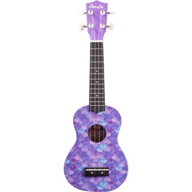 Amahi Penguin Tropical Series Soprano Ukulele Mermaid